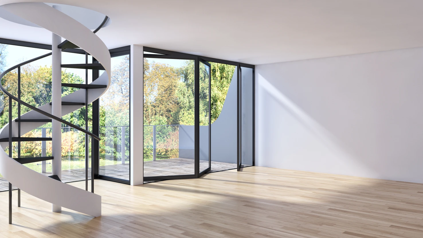 Modern bright living room